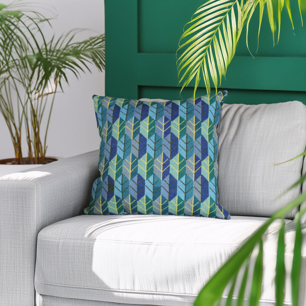 52026 35X35 CM RUSTICAIDA 5,4 DMC MOULINE kopierlillelille